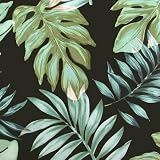 Leaves Hawaiian Aloha Cap Sleeve Short Tank Dress