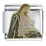 Pugster Buddhist Bracelet Jesus With Lamb Religious Italian Charms Link
