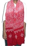 Cotton Scarves in Tie Dye Print Rectangular 88 x 40 inches
