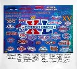 Super Bowl XL Autographed Giclee - 35 MVP Signatures