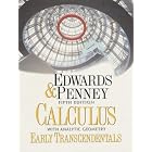 Calculus with Analytic Geometry-Early Transcendentals Version (5th Edition) by C. Henry Edwards and David E. Penney