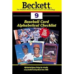 Beckett Baseball Card Alphabetical Checklist: 9