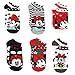 Mickey and Minnie Mouse Multi pack Socks (Toddler/Little Kid/Big Kid/Teen/Adult)