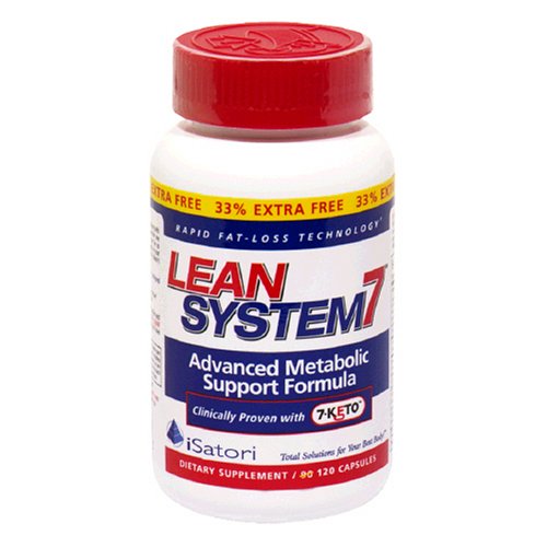 Lean System 7 Advanced Metabolic Support Formula, Capsules, Bonus, 120 capsules by Isatori