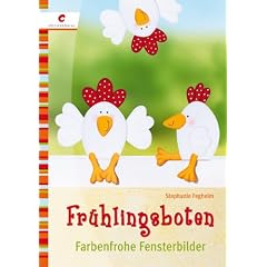 Fr�hlingsboten: Farbenfrohe Fensterbilder
