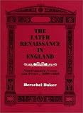 The Later Renaissance in England: Nondramatic Verse and Prose, 1600-1660