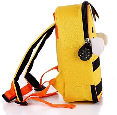 TANGDA Children Toddler Kid's School Bag Lunch Bag Insulated Bag Animal Cartoon Bee Backpack Yellow