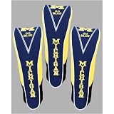 New! Datrek Collegiate Headcover, Set of 3 - Michigan