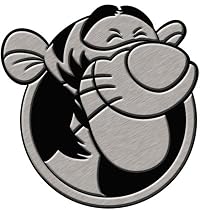 Tigger Brushed Aluminum Hitch Plug