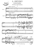 Arensky Concerto for Piano and Orchestra : Instantly download and print sheet music Arensky Concerto for Piano and Orchestra : Instantly download and print sheet music
