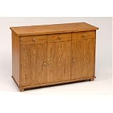 Oak Sideboard - Meridian Medium Oak Range