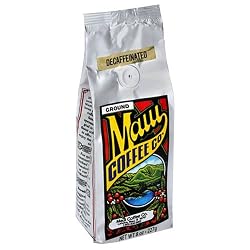 Maui Coffee Company Maui Blend Decaf (Ground), 7-Ounces (Pack of 3)