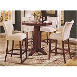 Serena Bar Table With Pedestal Base by 