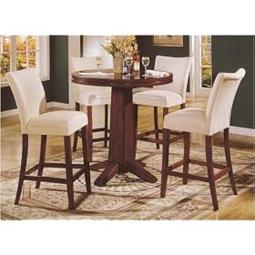 Serena Bar Table With Pedestal Base by Bar Stools