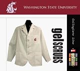 Washington State Cougars Scrub Style Short Consultation Jacket from GelScrubs ( Leaf Logo ) - B000BJIMLO