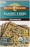 Doctor Kracker Flatbread, Klassic 3 Seed, 7-ounces (Pack of6)