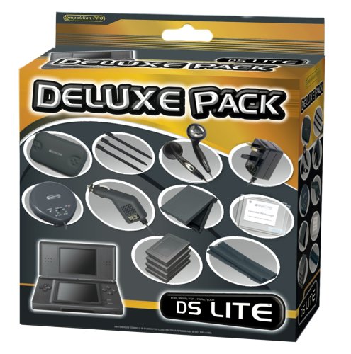 Powerplay DS Lite Deluxe Accessory Pack (Black, Nintendo DS)