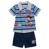 Disney Mickey Mouse 2 Piece Shirt & Short Set BLUE 24 Mo