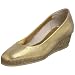 Hollywould Women's Anthracite Lizard Callie Pump