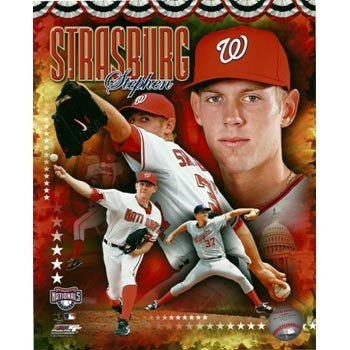 Stephen Strasburg Washington Nationals Collage 8x10 Photo