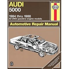 Audi 5000 All Models 1984-88 Owner's Workshop Manual (Owners Workshop Manual)