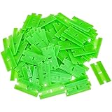 100 pc Plastic Razor Blade w/Chisel Edge