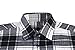 XQS Men's Long-Sleeve Plaid Flannel Shirt