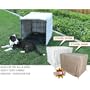 Midwest Life Stages 1-Door Dog Crate Cover Size: 48", Color: Stone