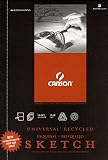 Canson 9 x 12 inch Spiral Bound Recycled Field Sketch Book 80 sheets 65lb paper