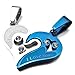 INBLUE Heart Matching Puzzle Necklaces for Couples Men Women Boyfriend Girlfriend Lover Pendant Stainless Steel CZ Distance Relationship Gifts Anniversary Valentine's Day Jewelry(Silver Blue)