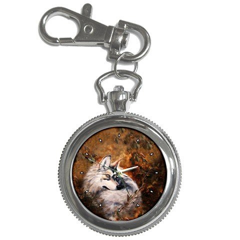 Limited Edition Violano Keychain Pocket Watch Autumn Wolf