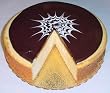 8 inch Chocolate Topped New York Style Cheesecake