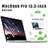 LENTION Clear Screen Protector For 13-inch MacBook Pro with Retina Display Anti-scratch Hydrophobic Oleophobic Crystal HD Protective Film