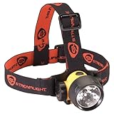 Streamlight 61080 Trident HP Headlamp with All White LEDS, Alkaline Batteries and Rubber/Elastic Straps, Yellow