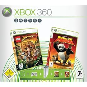 Console xbox 360 premium (disque dur 60 go) - value pack