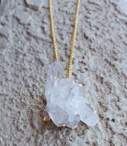 QUARTZ CLUSTER CRYSTAL NECKLACE