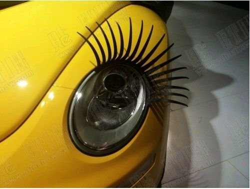 how to use eyelash curler Discount 10 Pairs Car Eyelashes Headlight Lamp Auto Sticker and operation manual