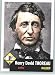 2009 Topps American Heritage #8 Henry David Thoreau - Writer (Walden) (Baseball Cards...