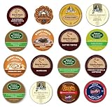 16 K-cup Craving Sweets Flavored Sampler, Guaranteed 16 Different Flavors of K-cups for your sweet tooth! Butter Toffee, Mudslide, Kahlua+