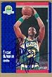 Benoit Benjamin autographed Basketball Card (Seattle Sonics) 1991 Fleer #189