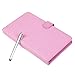 Masione Keyboard and Case for 7-Inch Tablets (7 Inch USB TO Micro USB Keyboard, Pink)