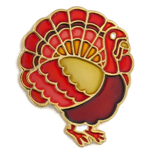 Thanksgiving Turkey Fall Lapel Pin