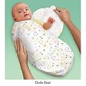 Kiddopotamus & Co 100% Cotton Knit SwaddleMe Circle Bear - Small