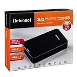 Intenso Memory Center 1TB externe Festplatte (8,9 cm (3,5 Zoll), 5400rpm, 32MB Cache, USB 3.0) schwarz