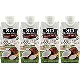 So Delicious Dairy Free Culinary Coconut Milk Original - 4 Pack (11oz Each Pack) - Gluten Free
