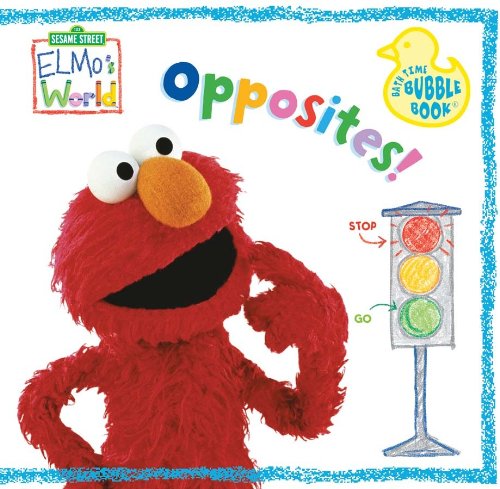 Sesame Street Elmo Opposites Bath Book