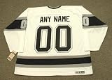 LOS ANGELES KINGS 1990's CCM Vintage Throwback Home NHL Hockey Jersey Customized with Any Name & Number(s)