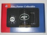 NEW YORK JETS Team Logo Glass Tankard Mug & Shot Glass BOILERMAKER SET