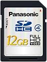 Panasonic 12 GB Class 4 SD Memory Card, Guaranteed MB/s Continuous Transfer Rate Upto 10MB/s