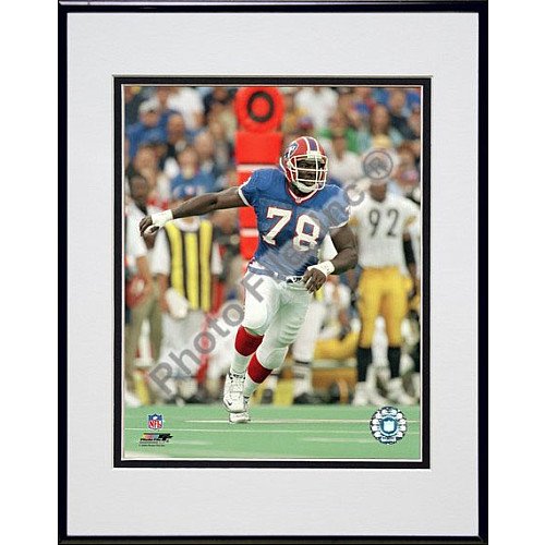 Photo File Buffalo Bills Bruce Smith Framed Photo